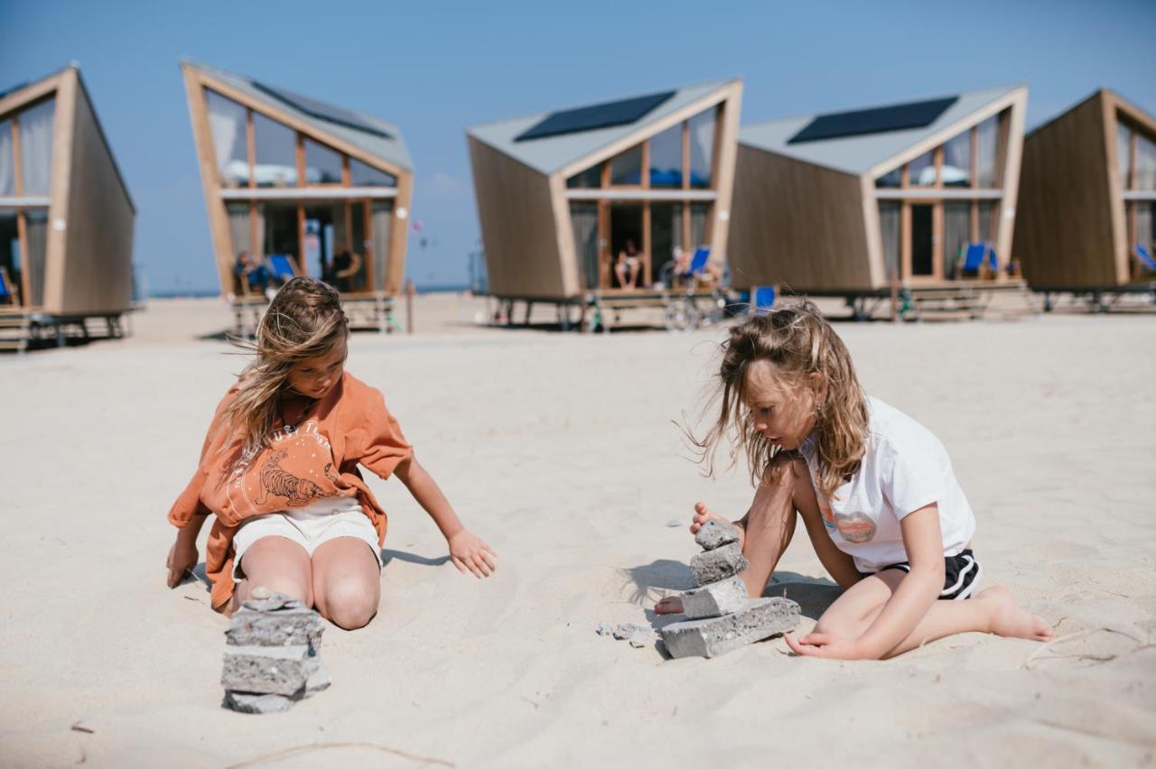 Breezand Beachhouses Vrouwenpolder Bagian luar foto
