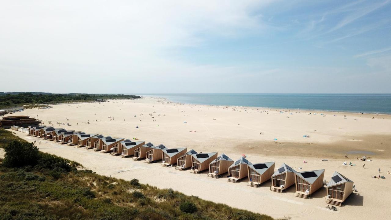 Breezand Beachhouses Vrouwenpolder Bagian luar foto