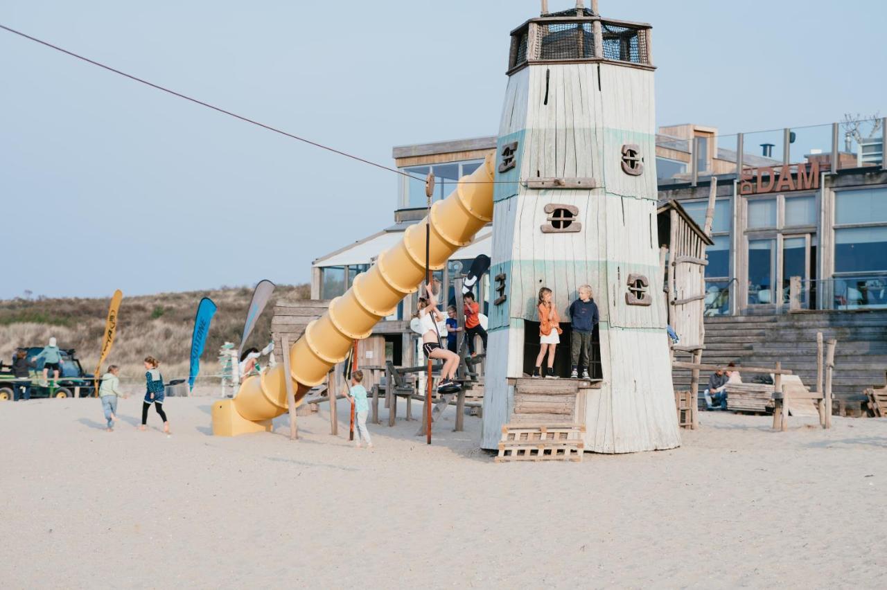 Breezand Beachhouses Vrouwenpolder Bagian luar foto