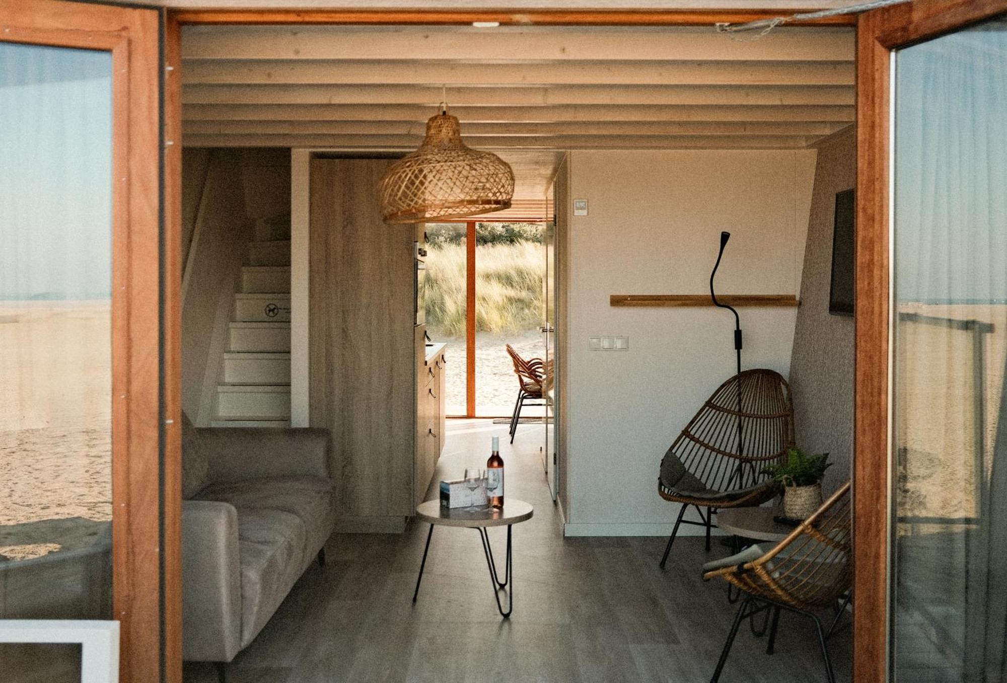 Breezand Beachhouses Vrouwenpolder Bagian luar foto